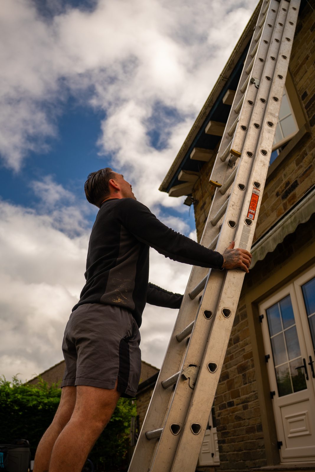 Inspecting a gutter run